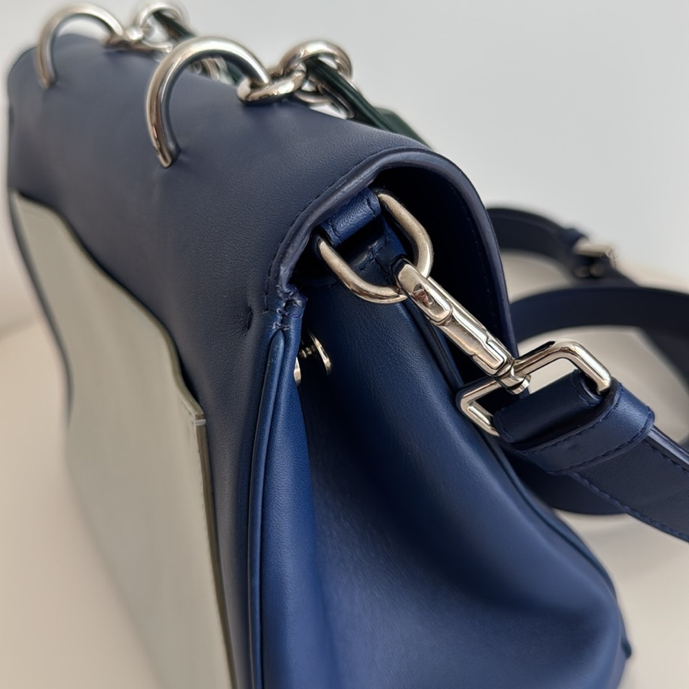 ❌SOLD❌Christian Dior Multicolor Leather Flap Top Handle Bag with Crossbody Strap - Picture 7 of 16